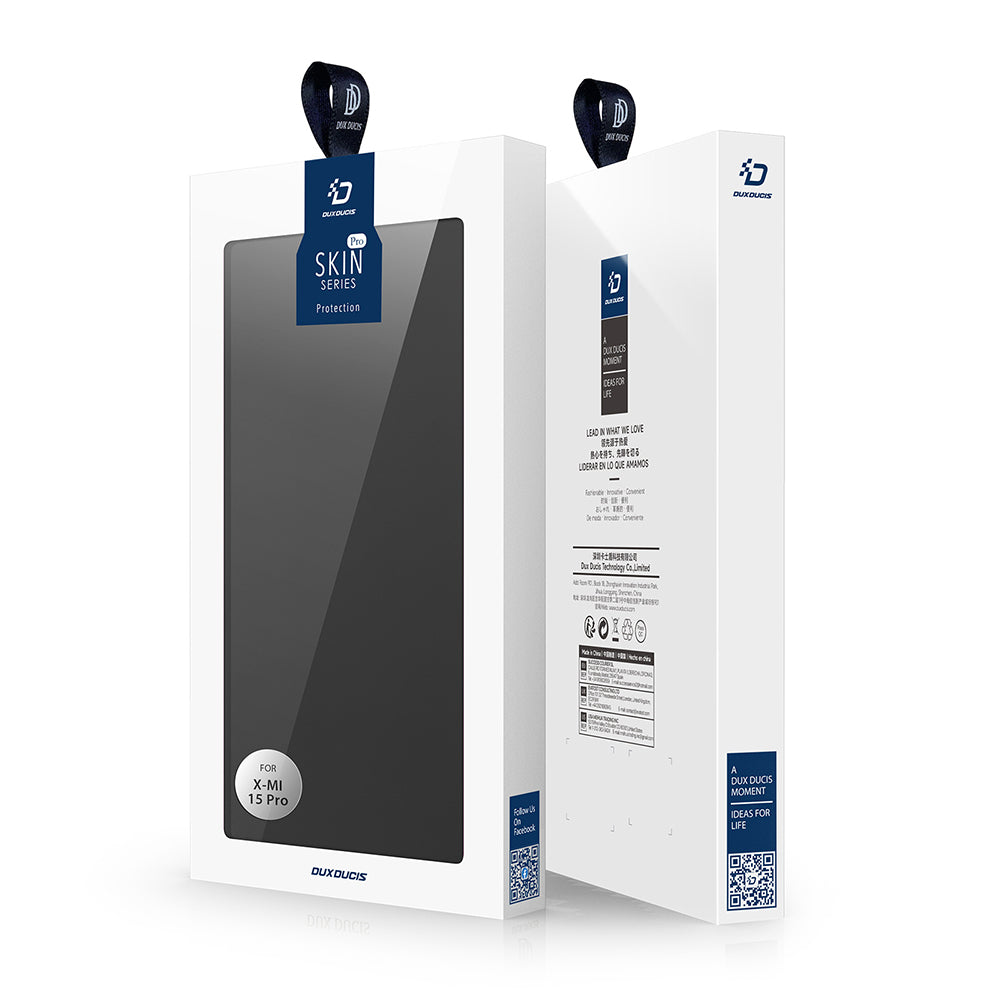 Pouzdro pro Xiaomi 15 Pro, DUX DUCIS, Skin Pro, Černé
