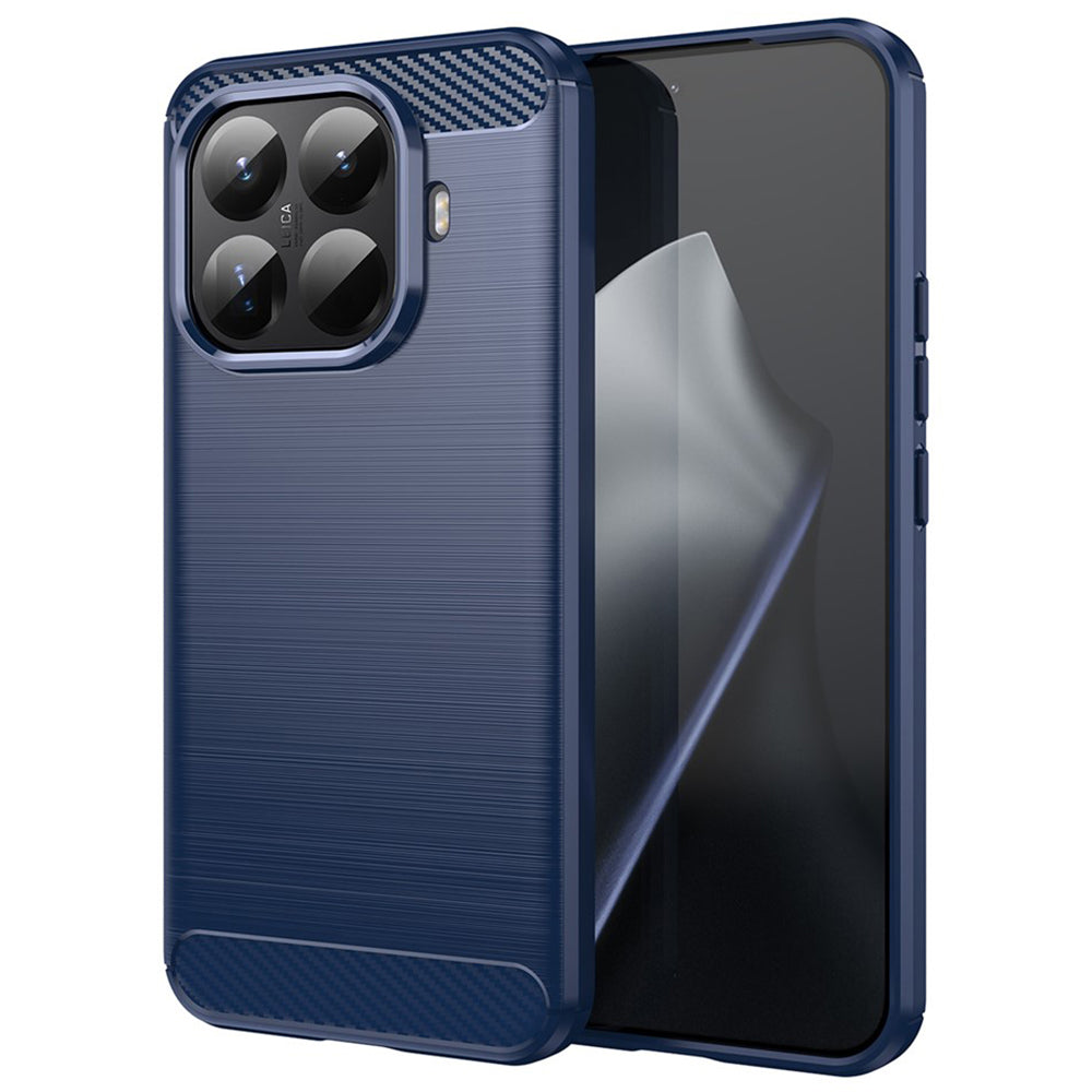 Pouzdro pro Xiaomi 15T Pro, Techsuit, Carbon, Modrá