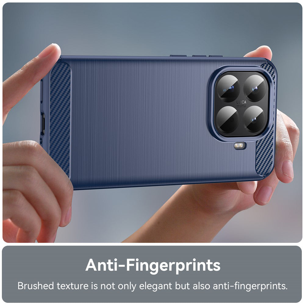 Pouzdro pro Xiaomi 15T Pro, Techsuit, Carbon, Modrá