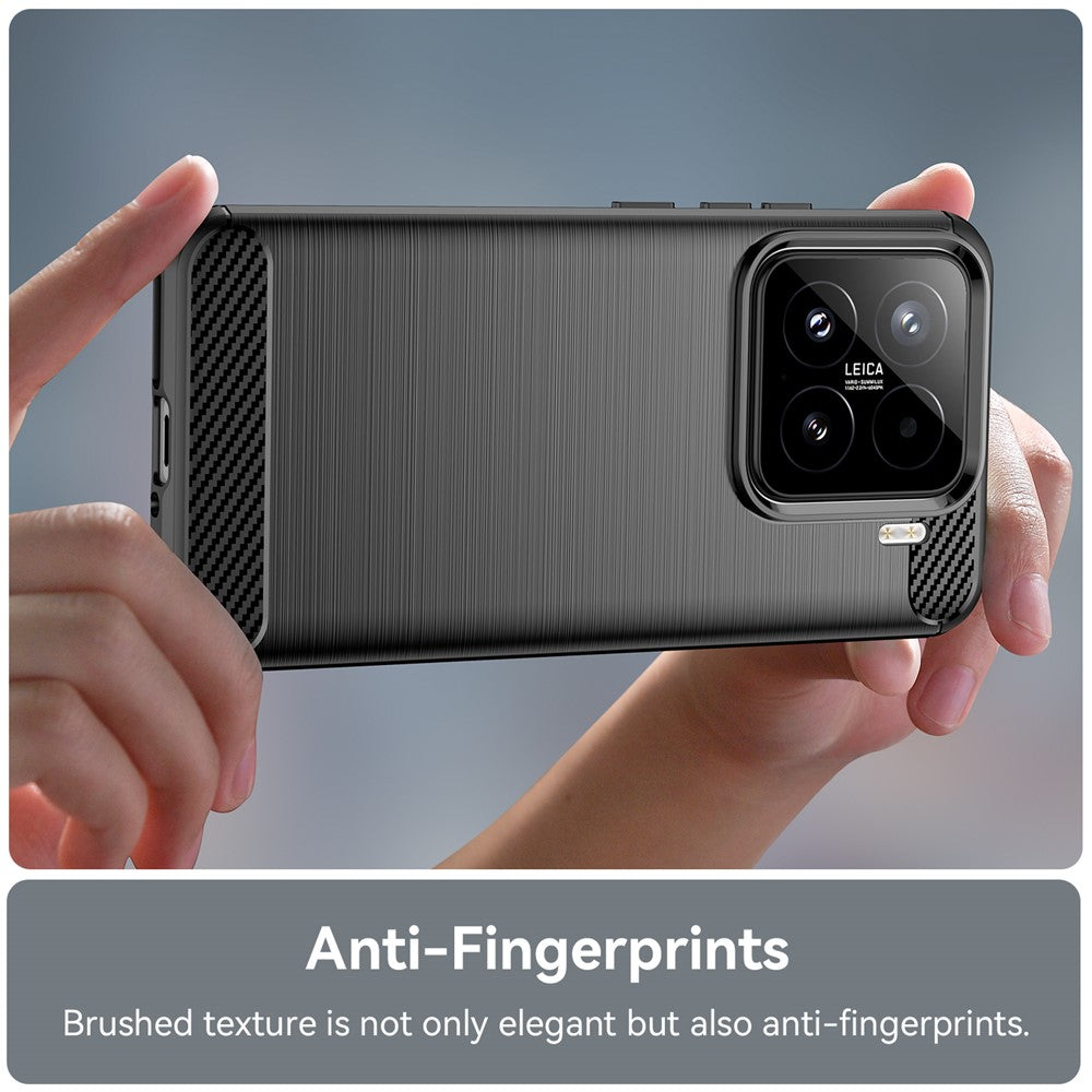 Pouzdro pro Xiaomi 15T Pro, Techsuit, Carbon, Černá