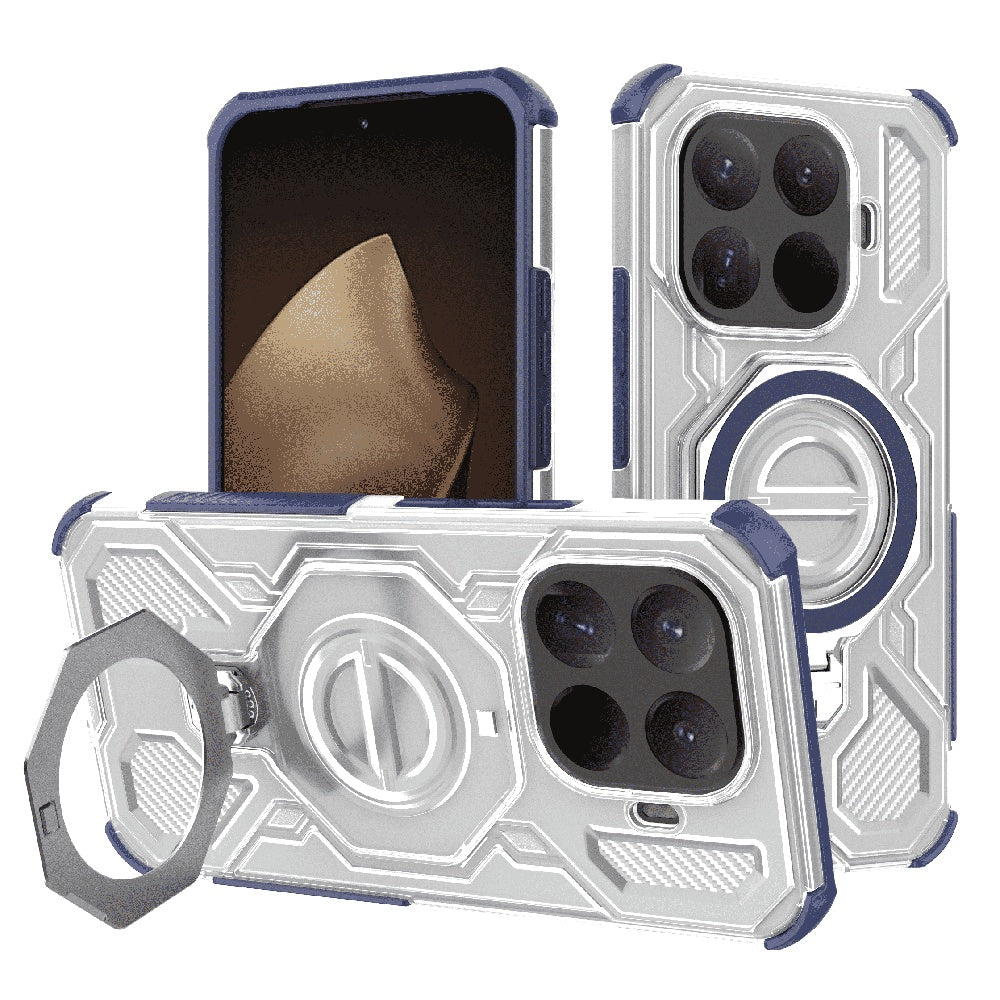 Pouzdro pro Xiaomi 15T Pro, Techsuit, Carbon Shield Pro, Modrá