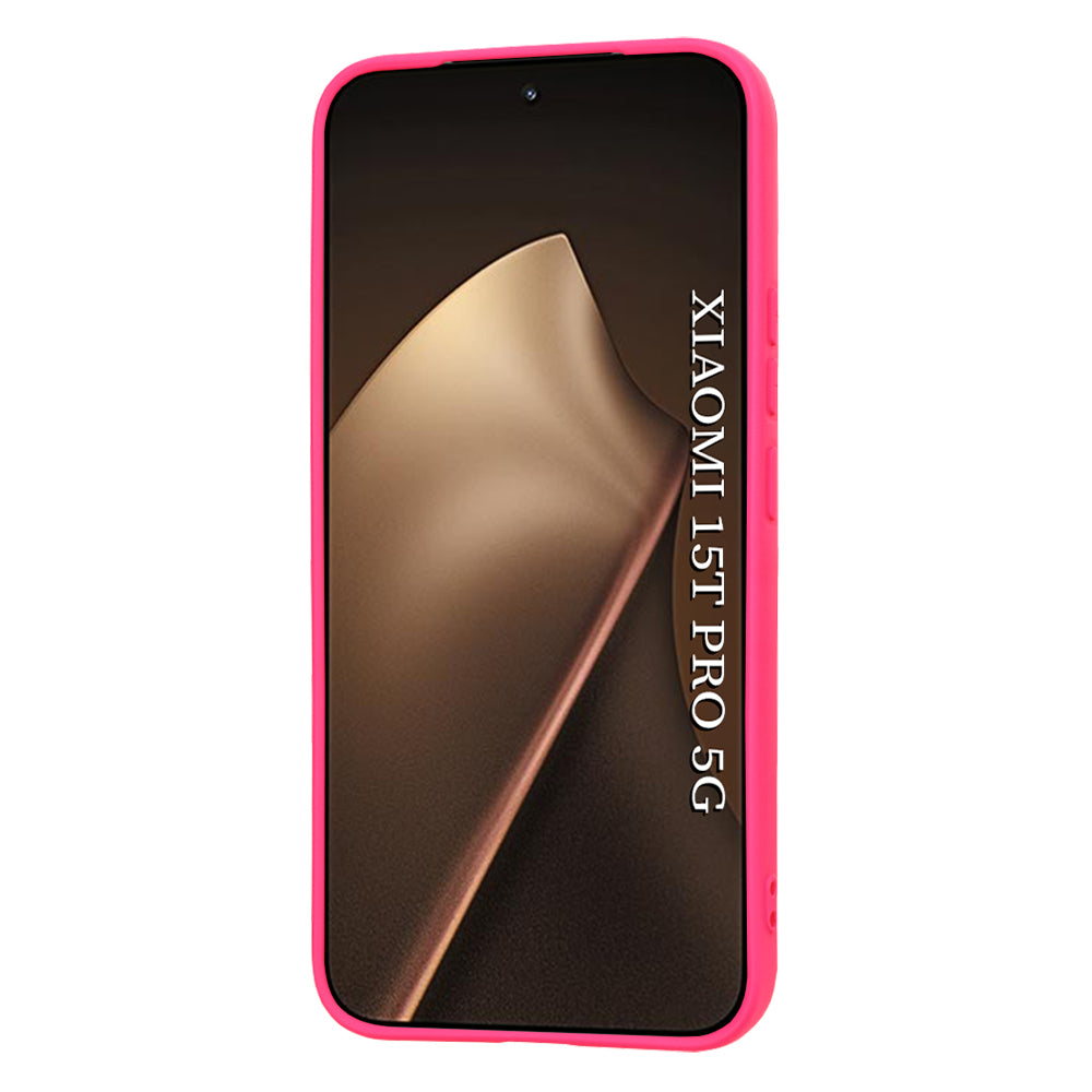 Pouzdro pro Xiaomi 15T Pro, Techsuit, SoftFlex, Tmavě růžové