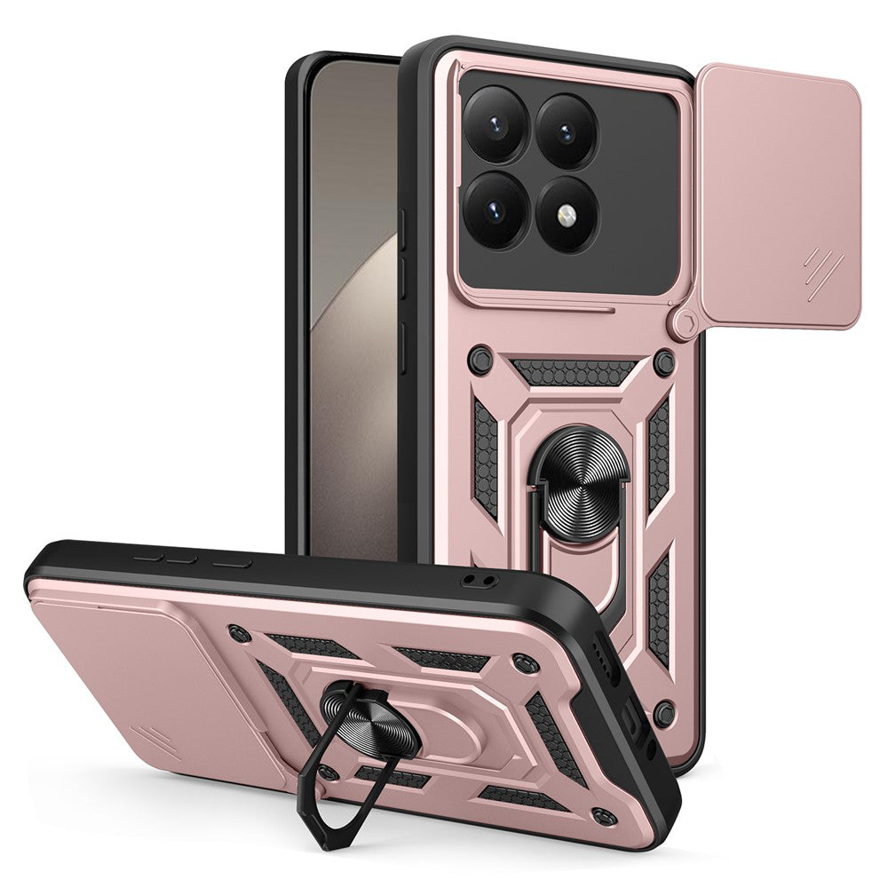 Pouzdro pro Xiaomi 15T, Techsuit, CamShield, Růžové