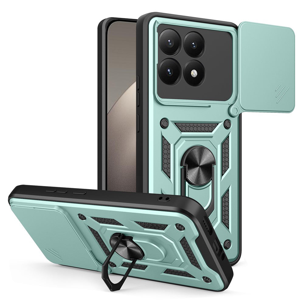 Pouzdro pro Xiaomi 15T, Techsuit, CamShield, Zelená