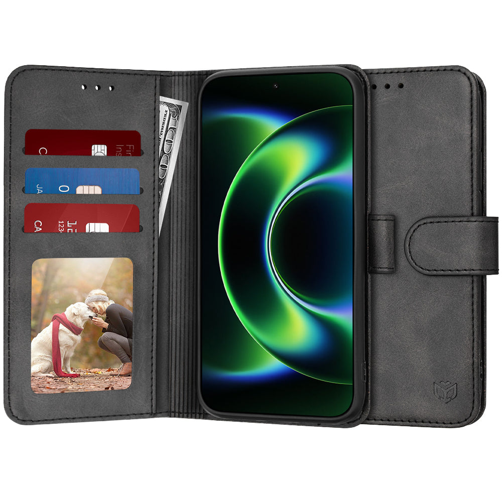 Pouzdro pro Xiaomi 17 Ultra, Techsuit, Diary Book, Černá
