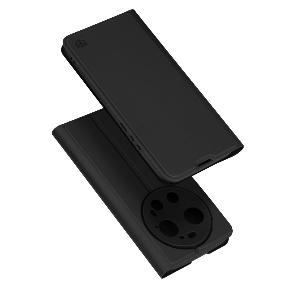 Pouzdro pro Xiaomi 17 Ultra, Techsuit, Magskin Book, Černá