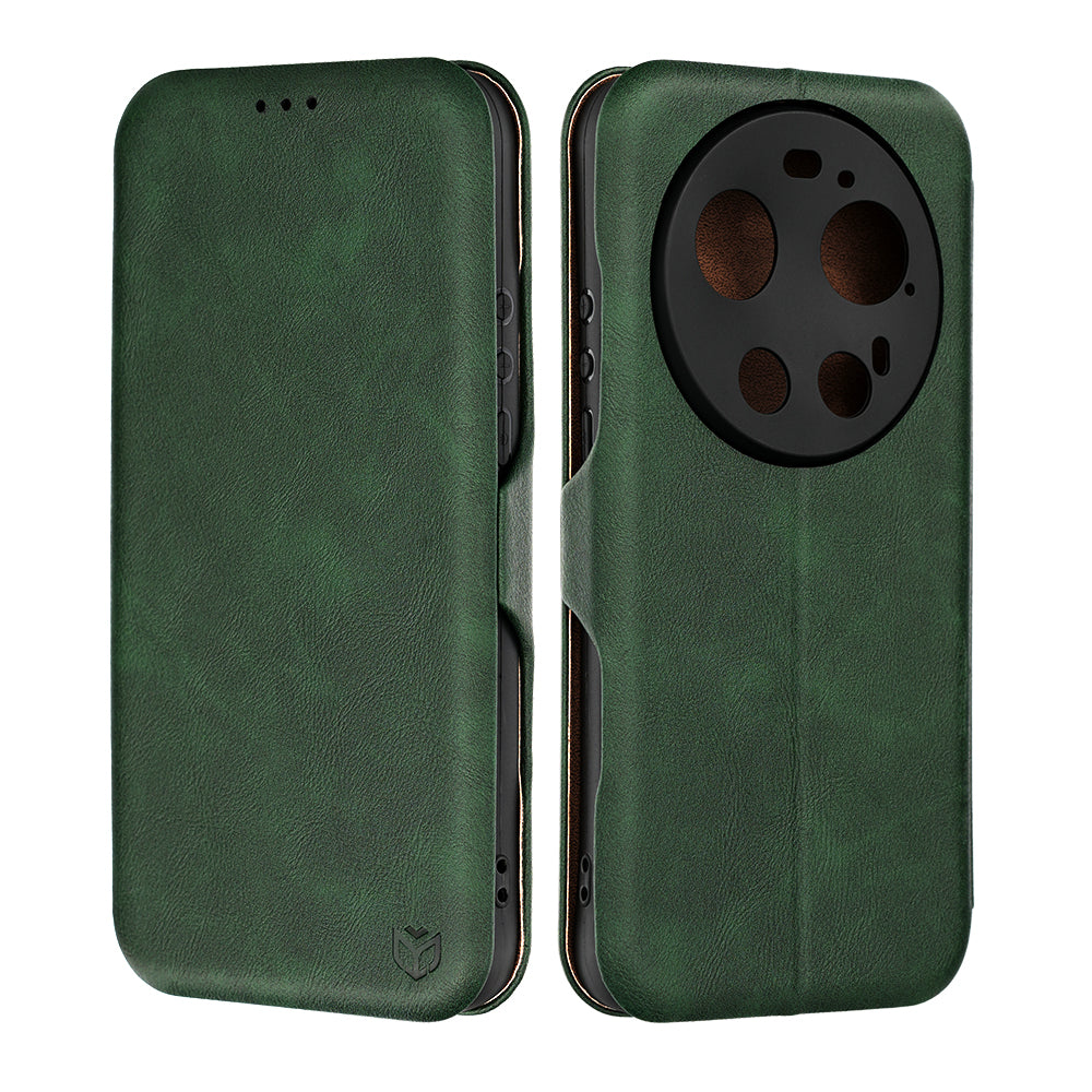 Pouzdro pro Xiaomi 17 Ultra, Techsuit, Safe Wallet Plus, Zelené