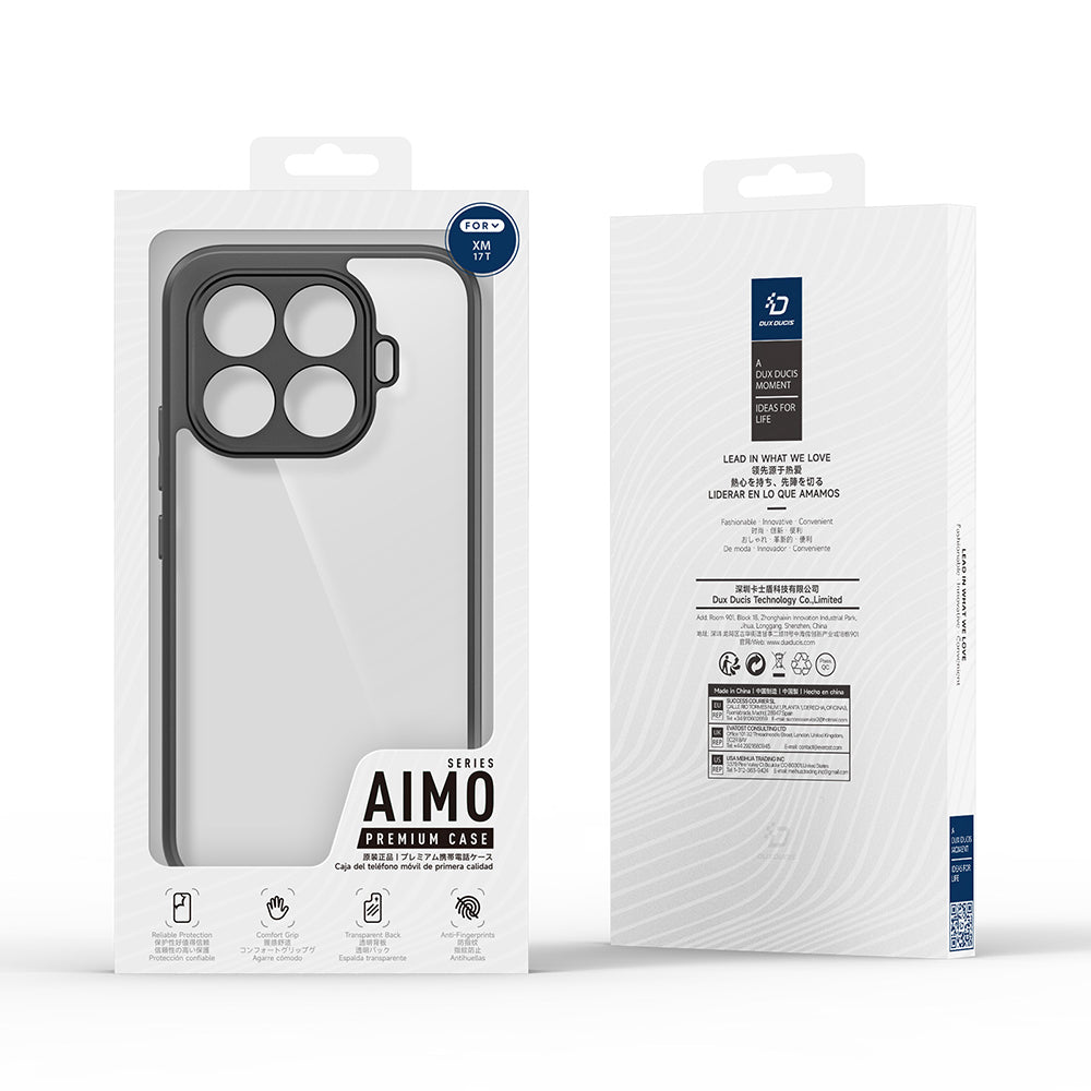 Pouzdro pro Xiaomi 17T, DUX DUCIS, Aimo, Černé