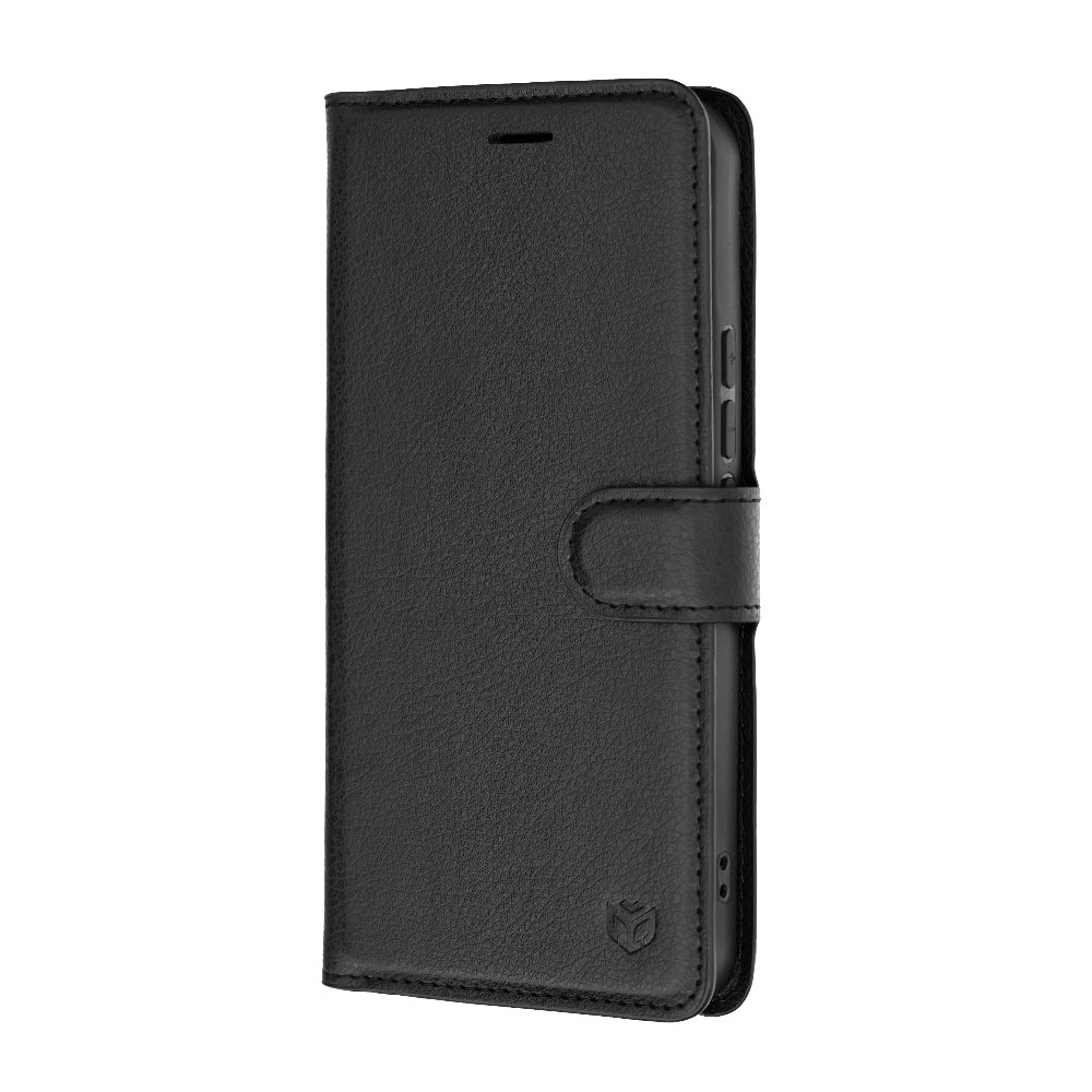 Pouzdro pro Xiaomi 17T, Techsuit, kožené folio, černé