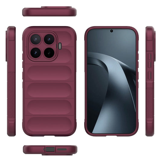 Pouzdro pro Xiaomi 17T, Techsuit, Magic Shield, Tmavě červené
