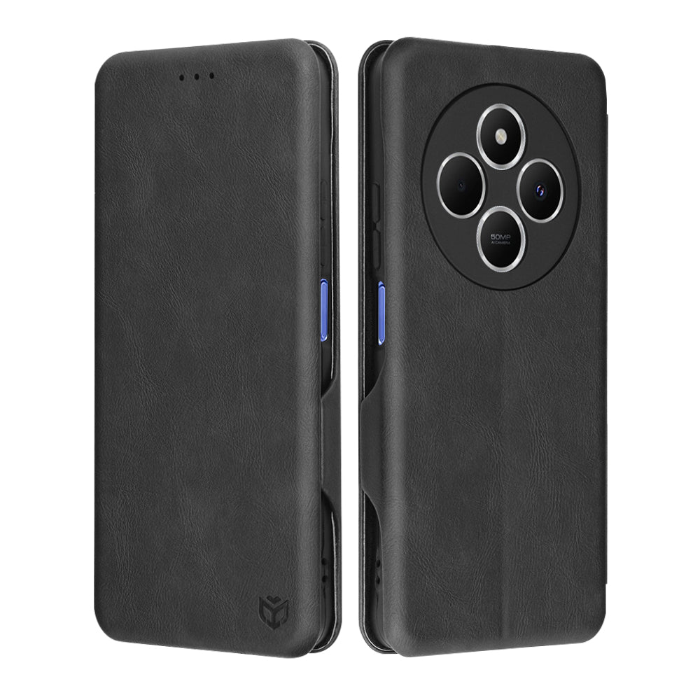 Pouzdro pro Xiaomi Poco C75 / Redmi 14C, Techsuit, Safe Wallet Plus, Černá