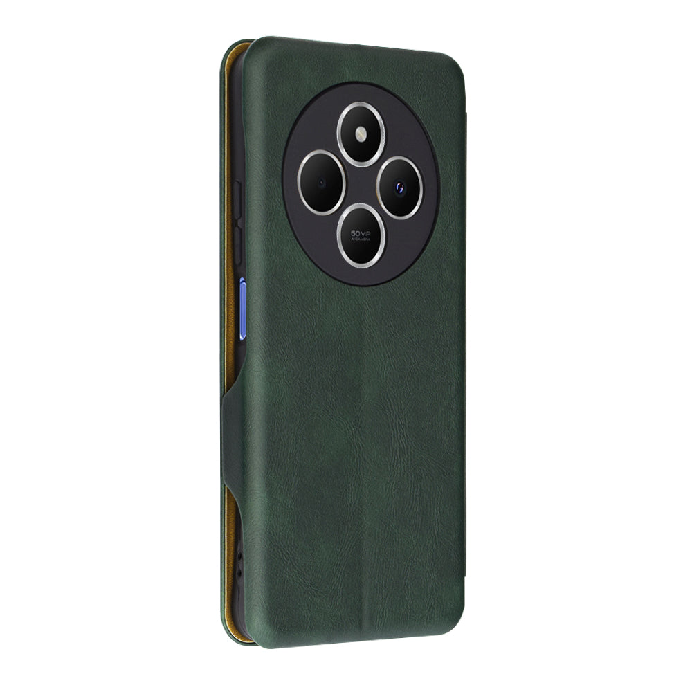 Pouzdro pro Xiaomi Poco C75 / Redmi 14C, Techsuit, Safe Wallet Plus, Zelená.