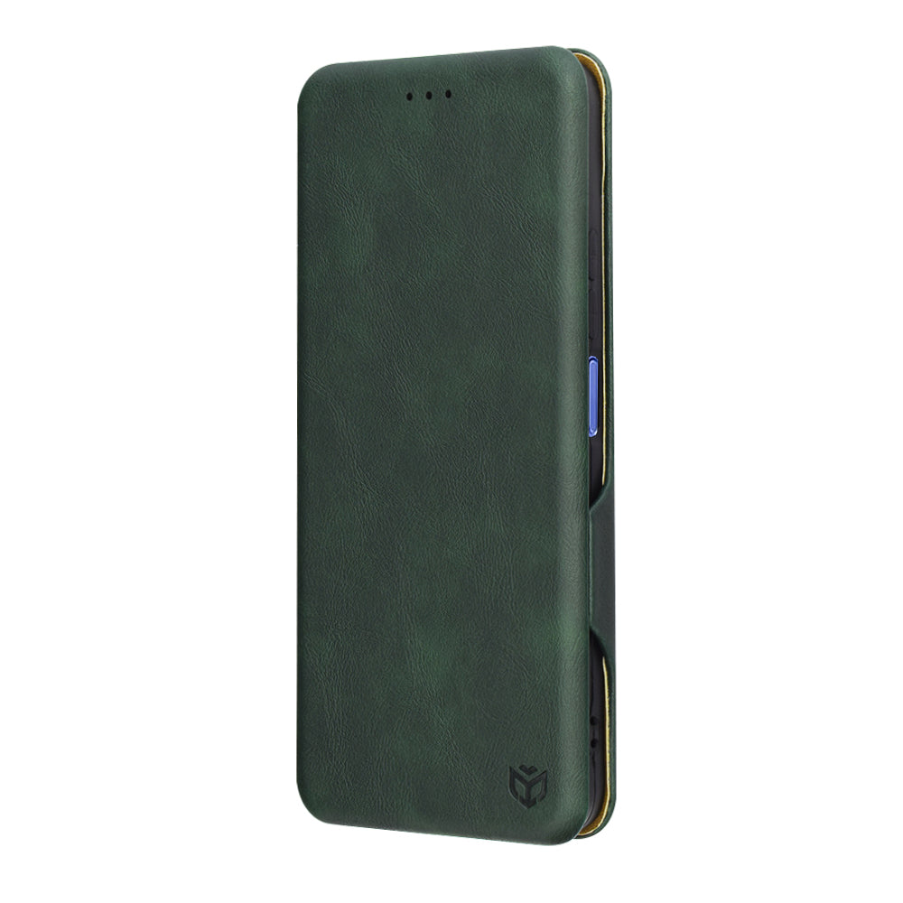 Pouzdro pro Xiaomi Poco C75 / Redmi 14C, Techsuit, Safe Wallet Plus, Zelená.