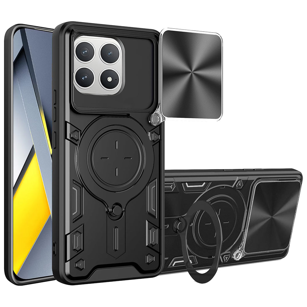 Pouzdro pro Xiaomi Poco F8 Pro, Techsuit, CamGuard Pro, Černá