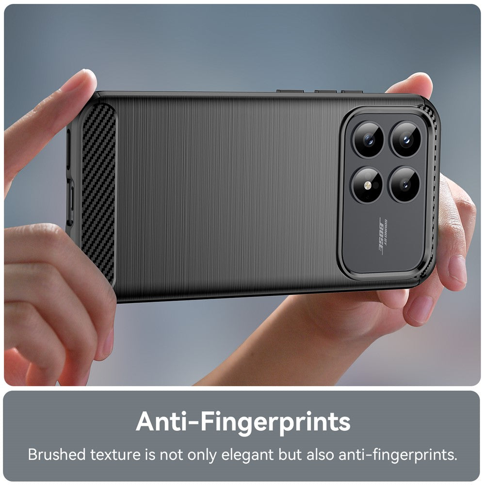 Pouzdro pro Xiaomi Poco F8 Pro, Techsuit, Carbon, Černá
