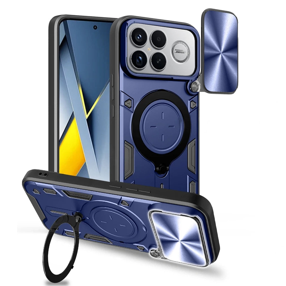 Pouzdro pro Xiaomi Poco F8 Ultra, Techsuit, CamGuard Pro, Modrá