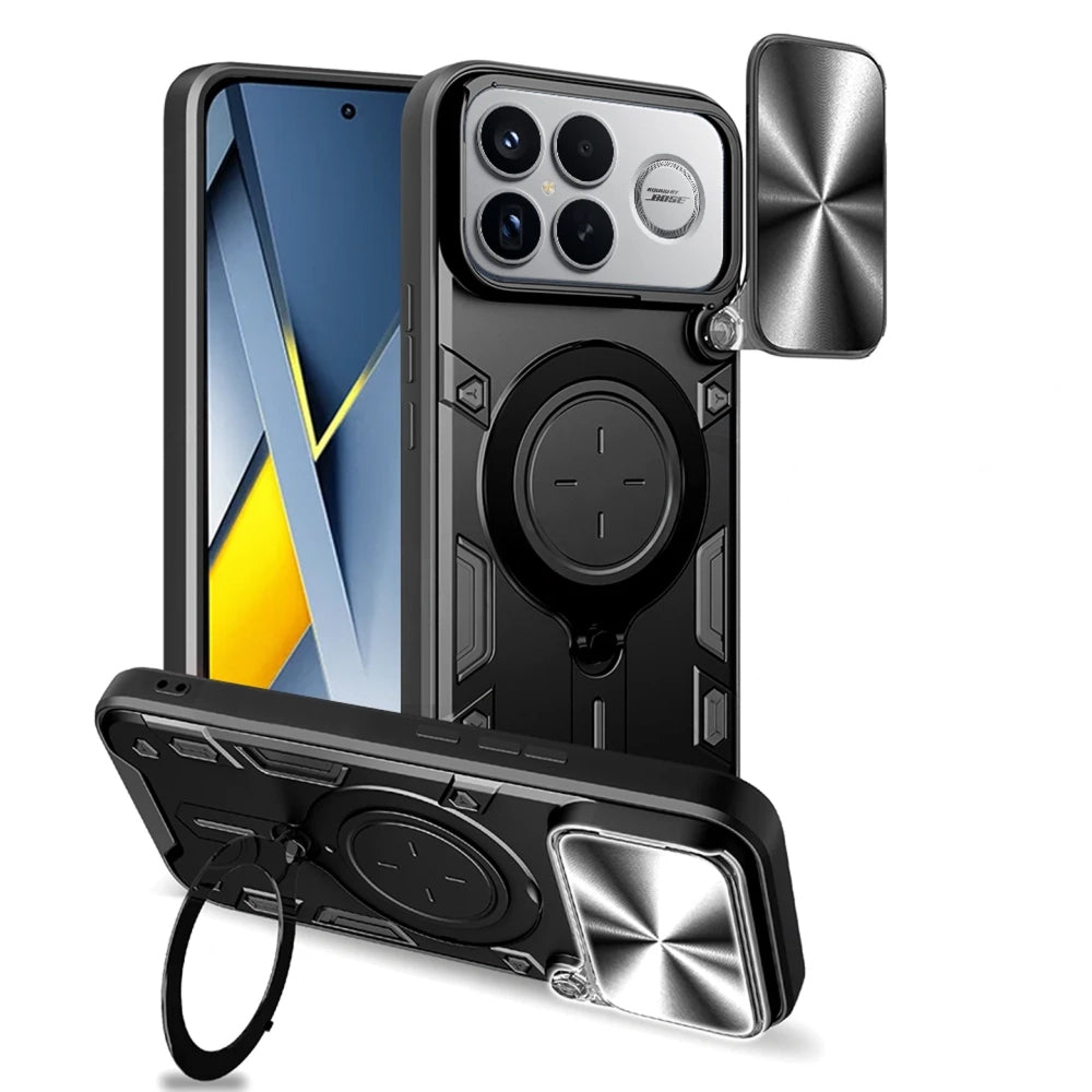 Pouzdro pro Xiaomi Poco F8 Ultra, Techsuit, CamGuard Pro, Černá