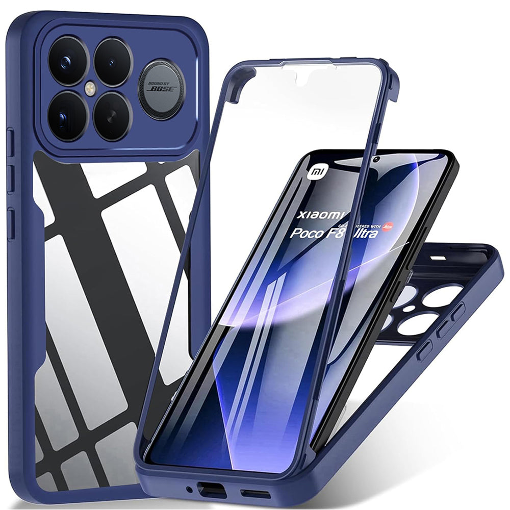 Pouzdro pro Xiaomi Poco F8 Ultra, Techsuit, ColorVerse 360, Modrá