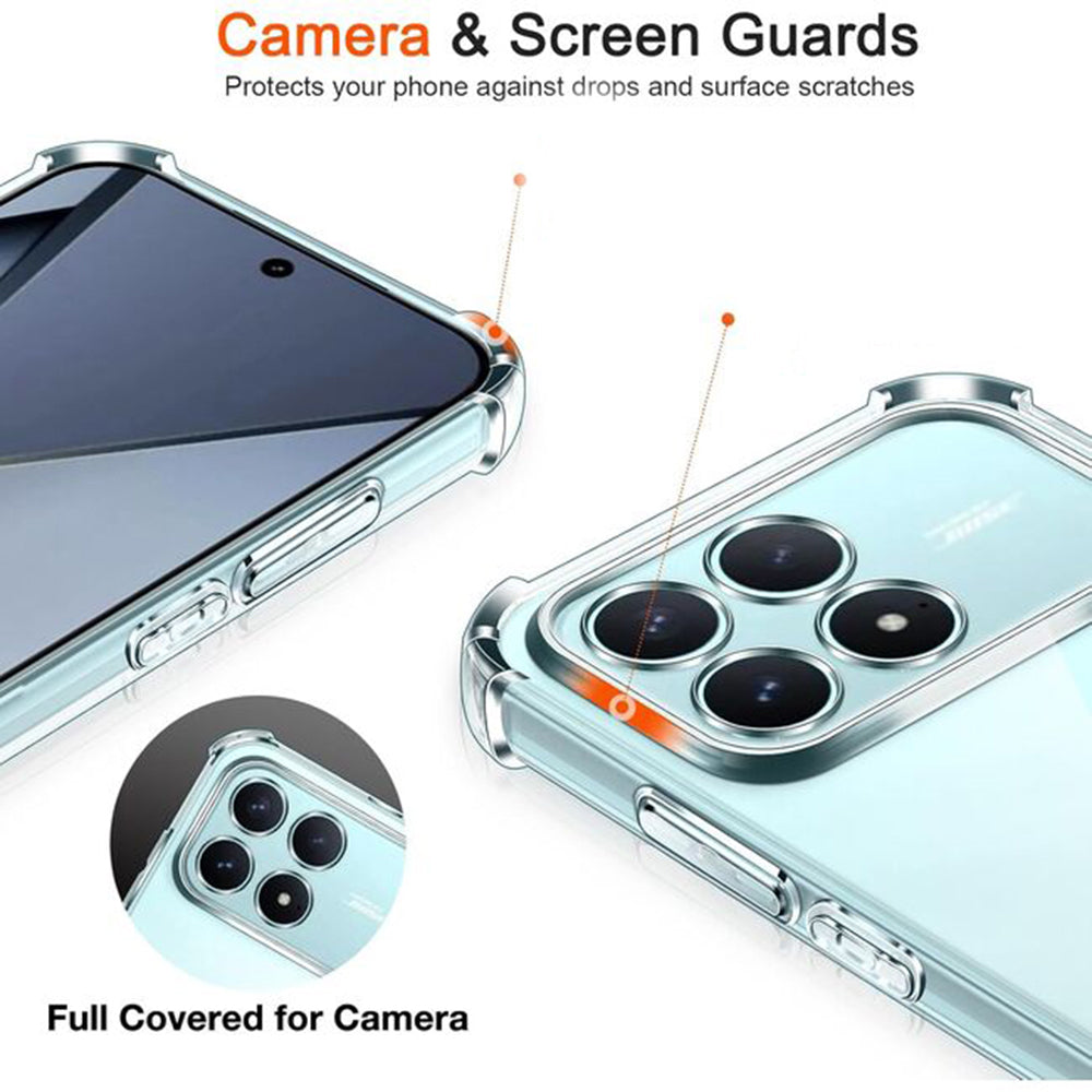 Pouzdro pro Xiaomi Poco F8 Ultra, Techsuit, Shockproof Clear, Průhledné