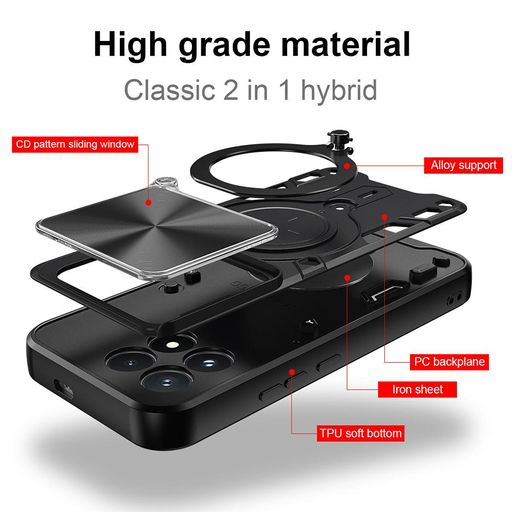 Pouzdro pro Xiaomi Poco F9 Pro, Techsuit, CamGuard Pro, černé
