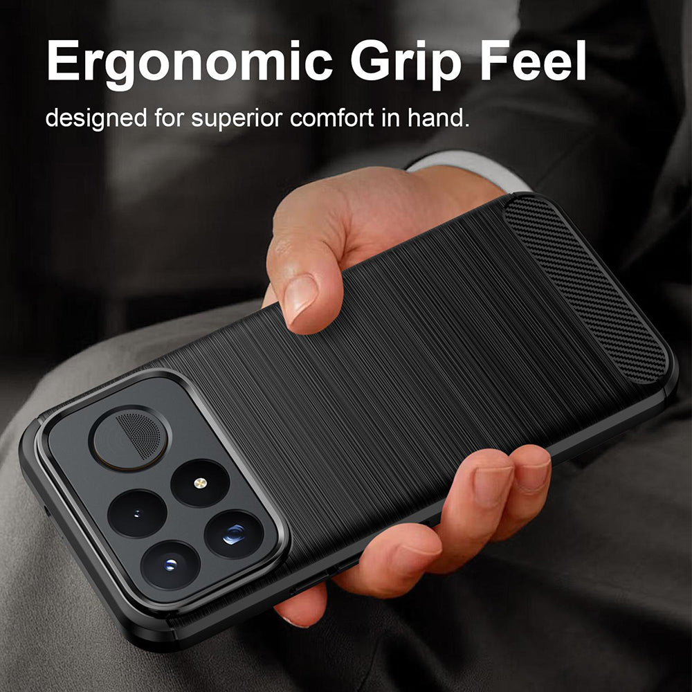 Pouzdro pro Xiaomi Poco F9 Pro, Techsuit, Carbon, Černé