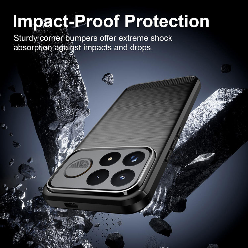 Pouzdro pro Xiaomi Poco F9 Pro, Techsuit, Carbon, Černé