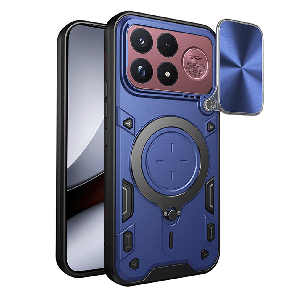 Pouzdro pro Xiaomi Poco F9 Ultra, Techsuit, CamGuard Pro, modré
