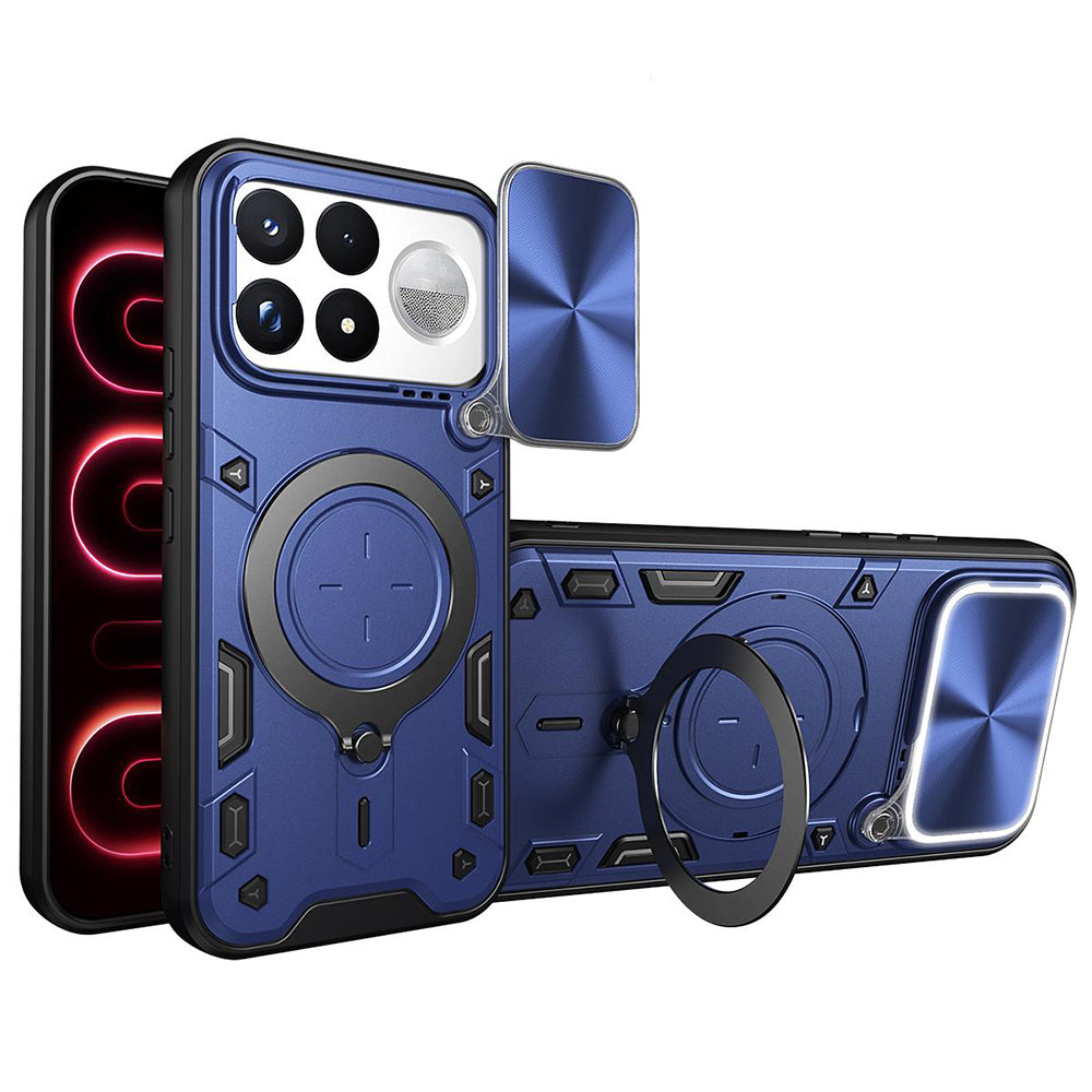 Pouzdro pro Xiaomi Poco F9 Ultra, Techsuit, CamGuard Pro, modré