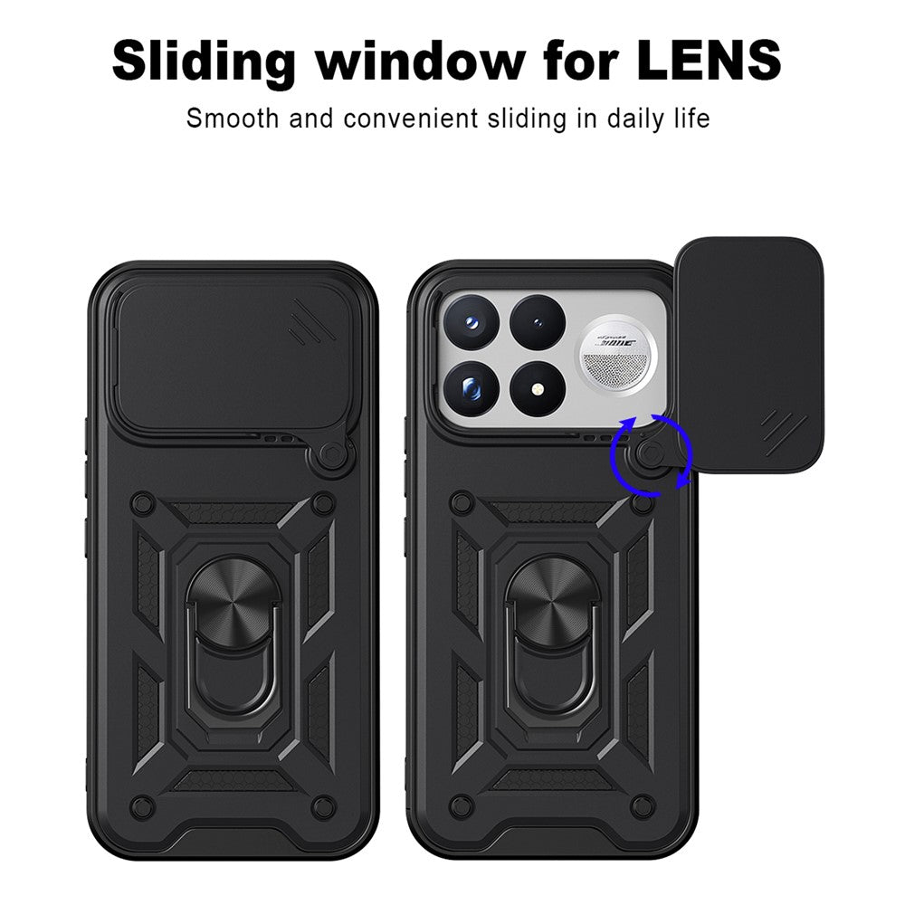 Pouzdro pro Xiaomi Poco F9 Ultra, Techsuit, CamShield, černé