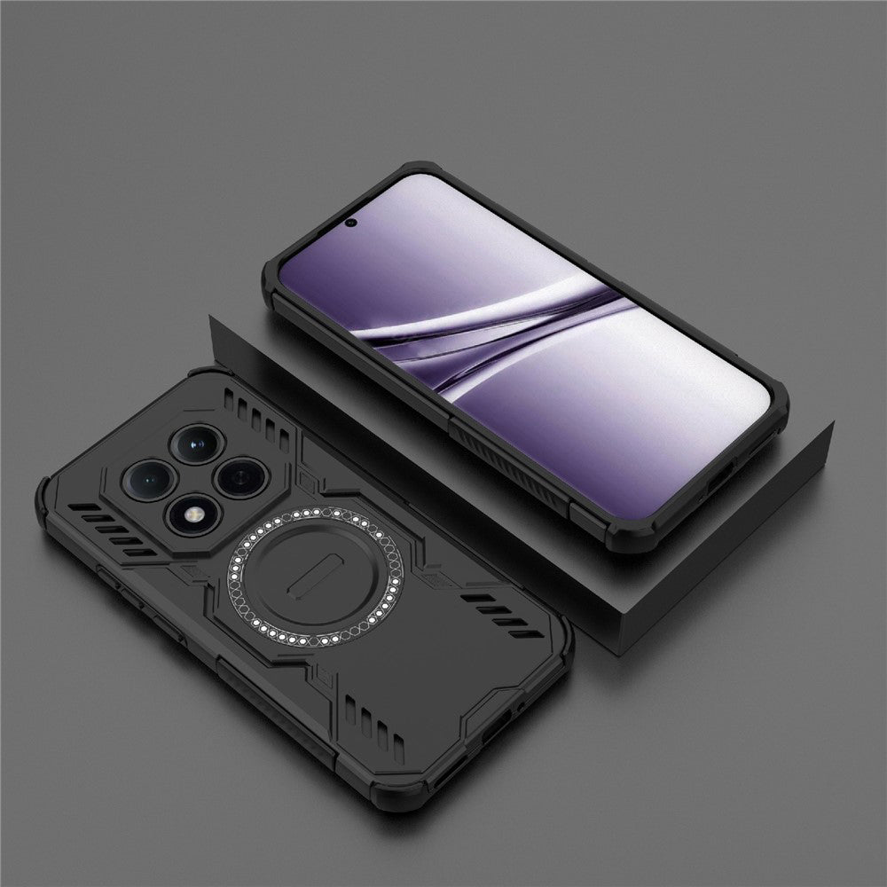 Pouzdro MagSafe pro Xiaomi Poco M8 Pro / Redmi Note 15 Pro+ 5G, Techsuit, ArmorMag, Černá