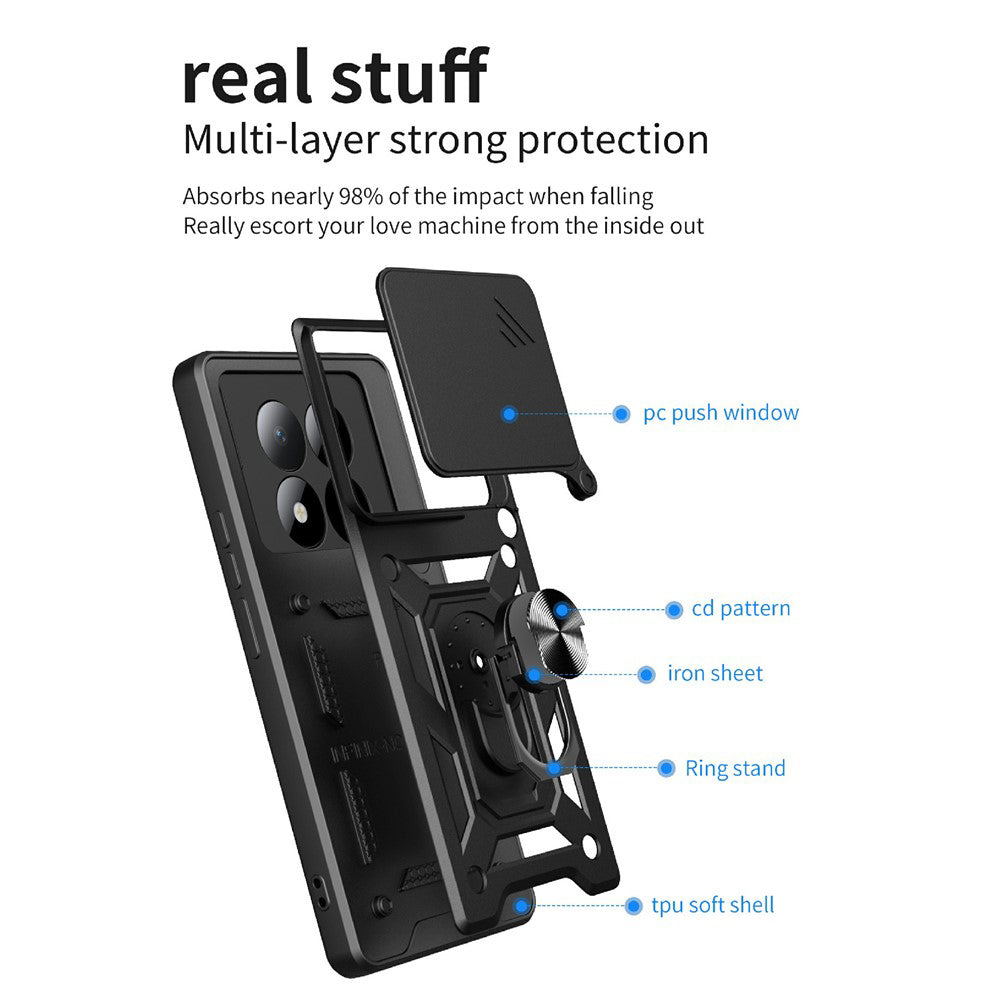 Pouzdro pro Xiaomi Poco M8 Pro / Redmi Note 15 Pro+ 5G, Techsuit, CamShield, Zlaté