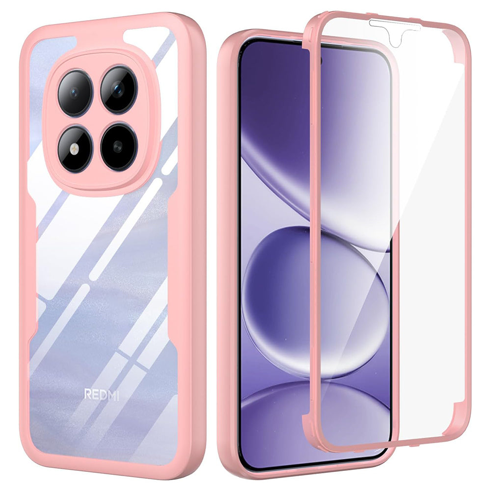 Pouzdro pro Xiaomi Poco M8 Pro / Redmi Note 15 Pro+ 5G, Techsuit, ColorVerse 360, Růžové