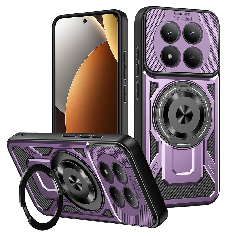 Pouzdro pro Xiaomi Poco M8 Pro / Redmi Note 15 Pro+ 5G, Techsuit, RuggedCam, Fialové