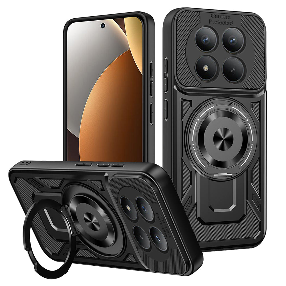 Pouzdro pro Xiaomi Poco M8 Pro / Redmi Note 15 Pro+ 5G, Techsuit, RuggedCam, Černá