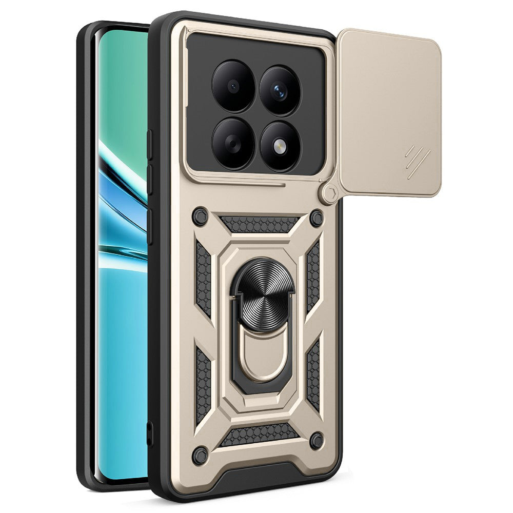 Pouzdro pro Xiaomi Poco M8 / Redmi Note 15 5G / Note 15 4G, Techsuit, CamShield, Zlaté