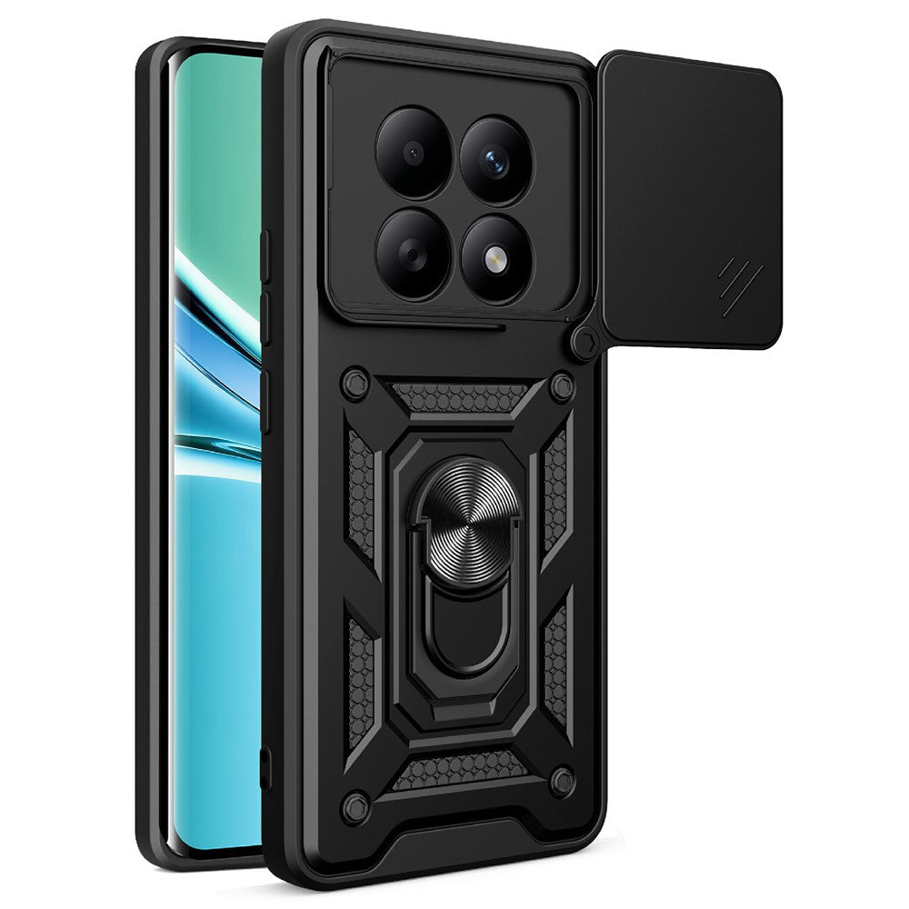 Pouzdro pro Xiaomi Poco M8 / Redmi Note 15 5G / Note 15 4G, Techsuit, CamShield, Černá