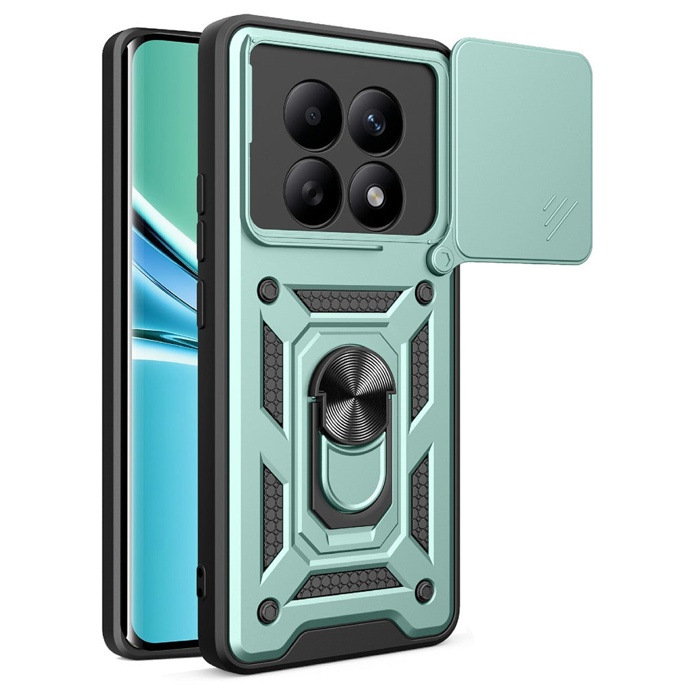 Pouzdro pro Xiaomi Poco M8 / Redmi Note 15 5G / Note 15 4G, Techsuit, CamShield, Zelená