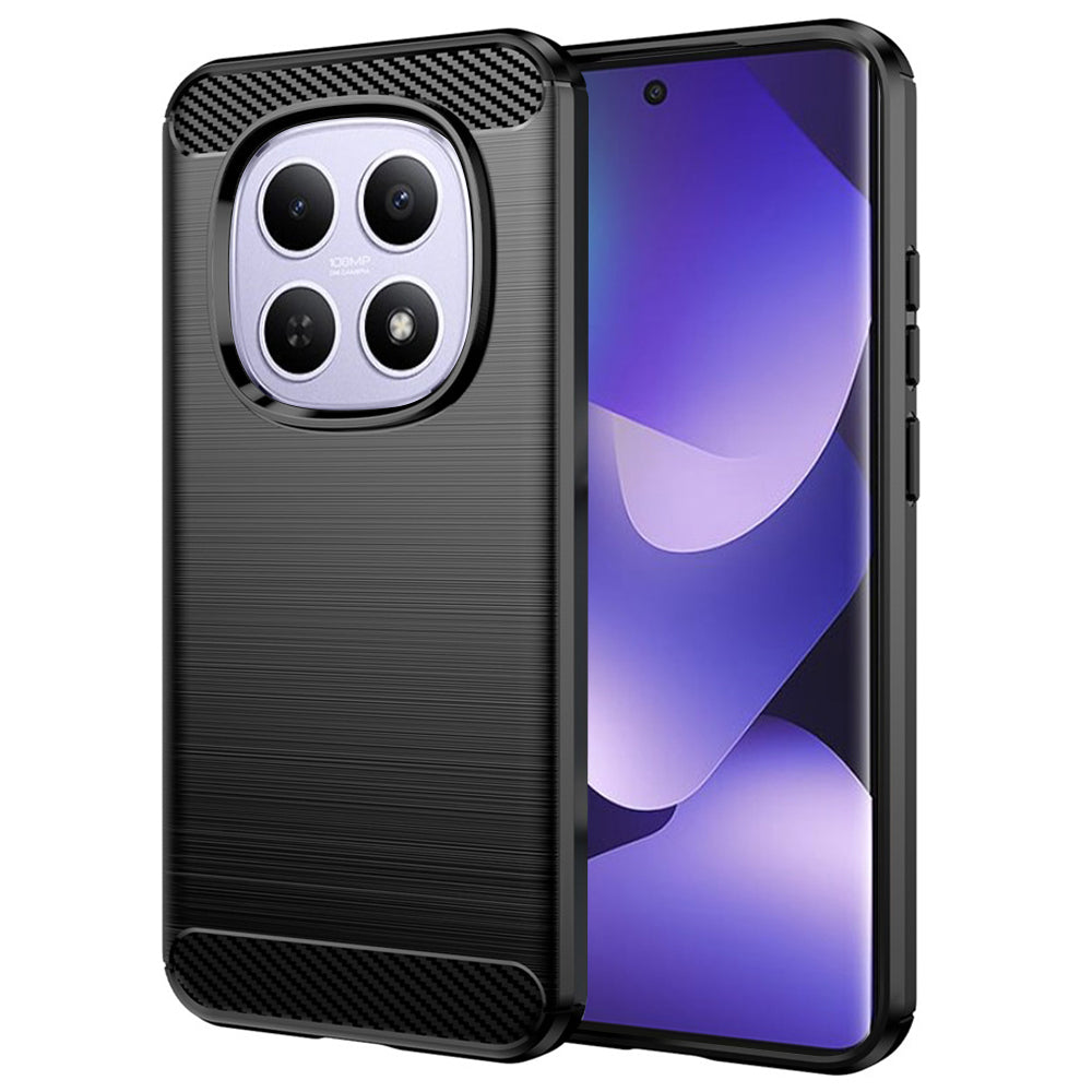 Pouzdro pro Xiaomi Poco M8 / Redmi Note 15 5G / Note 15 4G, Techsuit, Carbon, Černá