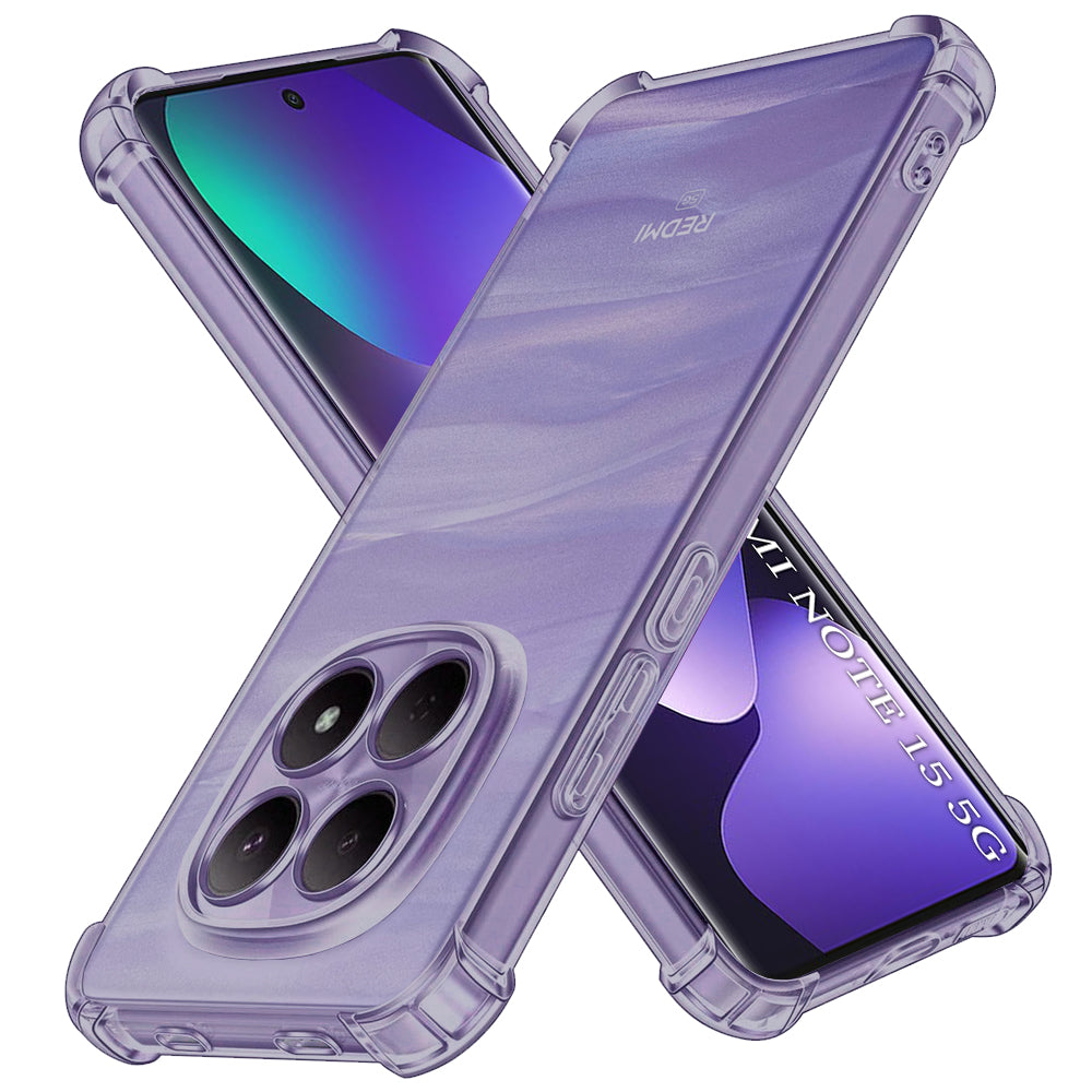Pouzdro pro Xiaomi Poco M8 / Redmi Note 15 5G / Note 15 4G, Techsuit, Shockproof Clear, Kouřové