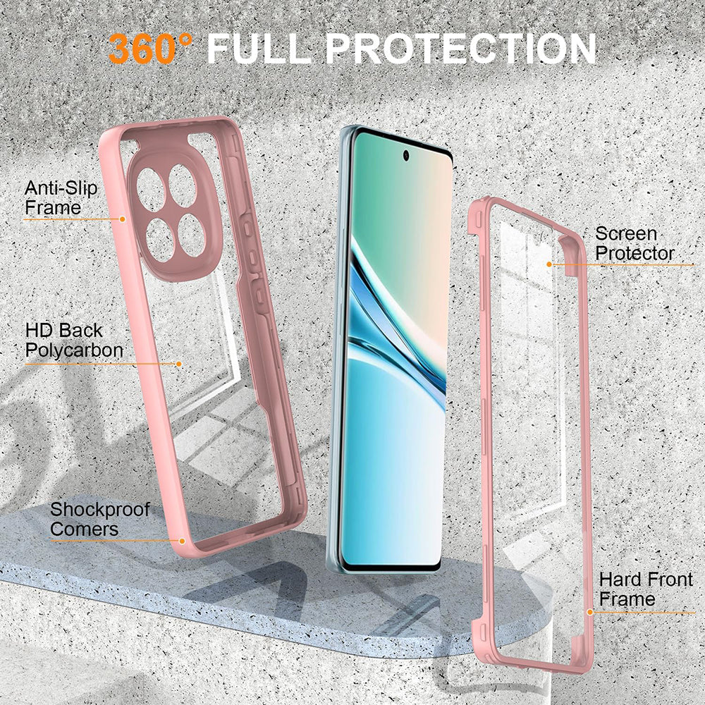 Pouzdro pro Xiaomi Poco M8 / Redmi Note 15 5G, Techsuit, ColorVerse 360, Růžové