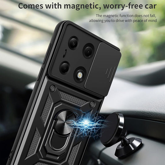 Pouzdro pro Xiaomi Poco X7 / Note 14 Pro 5G, Techsuit, CamShield, Černé
