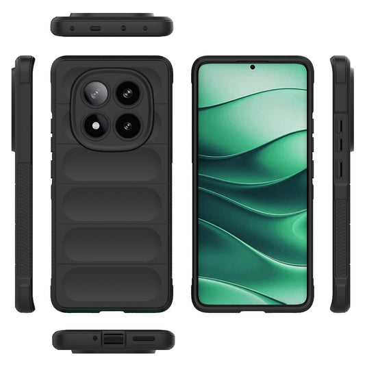 Pouzdro pro Xiaomi Poco X7 / Note 14 Pro 5G, Techsuit, Magic Shield, Černé