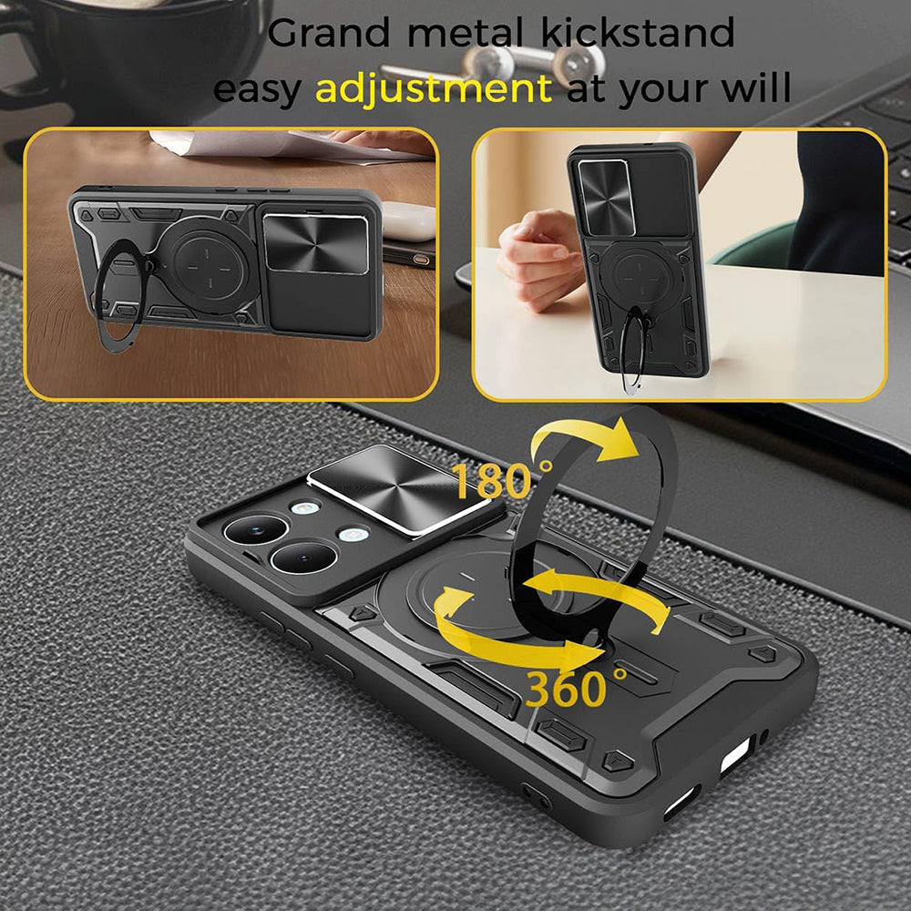 Pouzdro pro Xiaomi Poco X8 Pro Max, Techsuit, CamGuard Pro, Modrá
