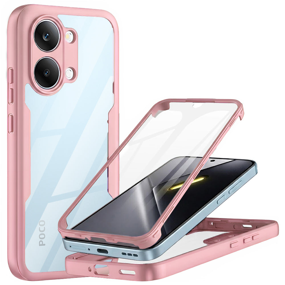 Pouzdro pro Xiaomi Poco X8 Pro Max, Techsuit, ColorVerse 360, Růžové
