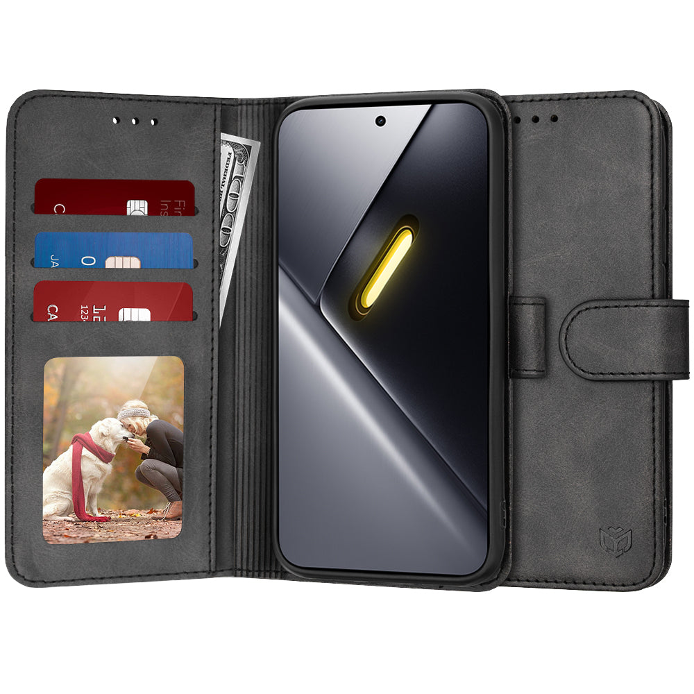 Pouzdro pro Xiaomi Poco X8 Pro Max, Techsuit, Diary Book, Černá