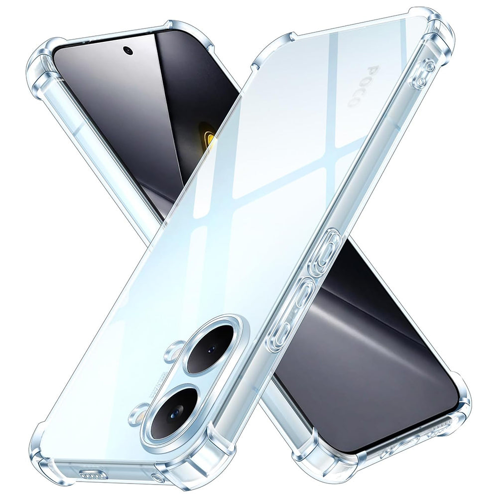Pouzdro pro Xiaomi Poco X8 Pro Max, Techsuit, Shockproof Clear, Průhledné