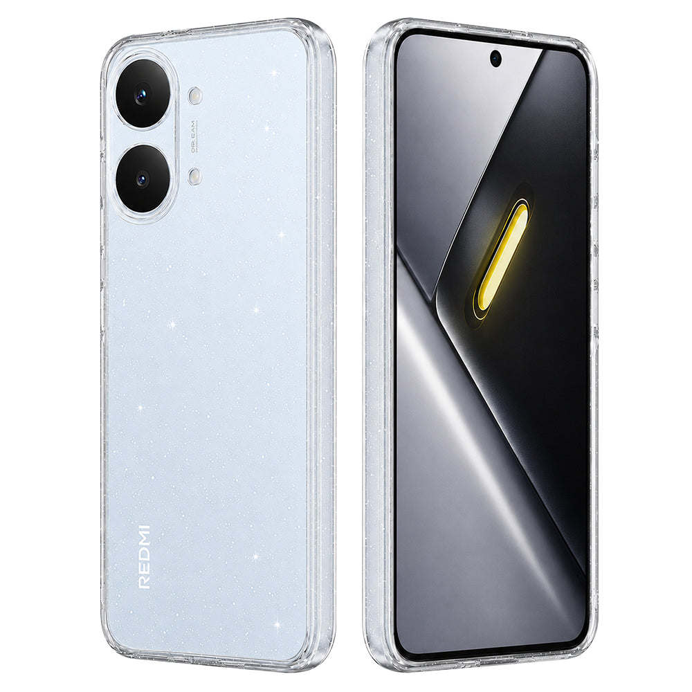 Pouzdro pro Xiaomi Poco X8 Pro Max, Techsuit, SparkleSkin, Průhledné