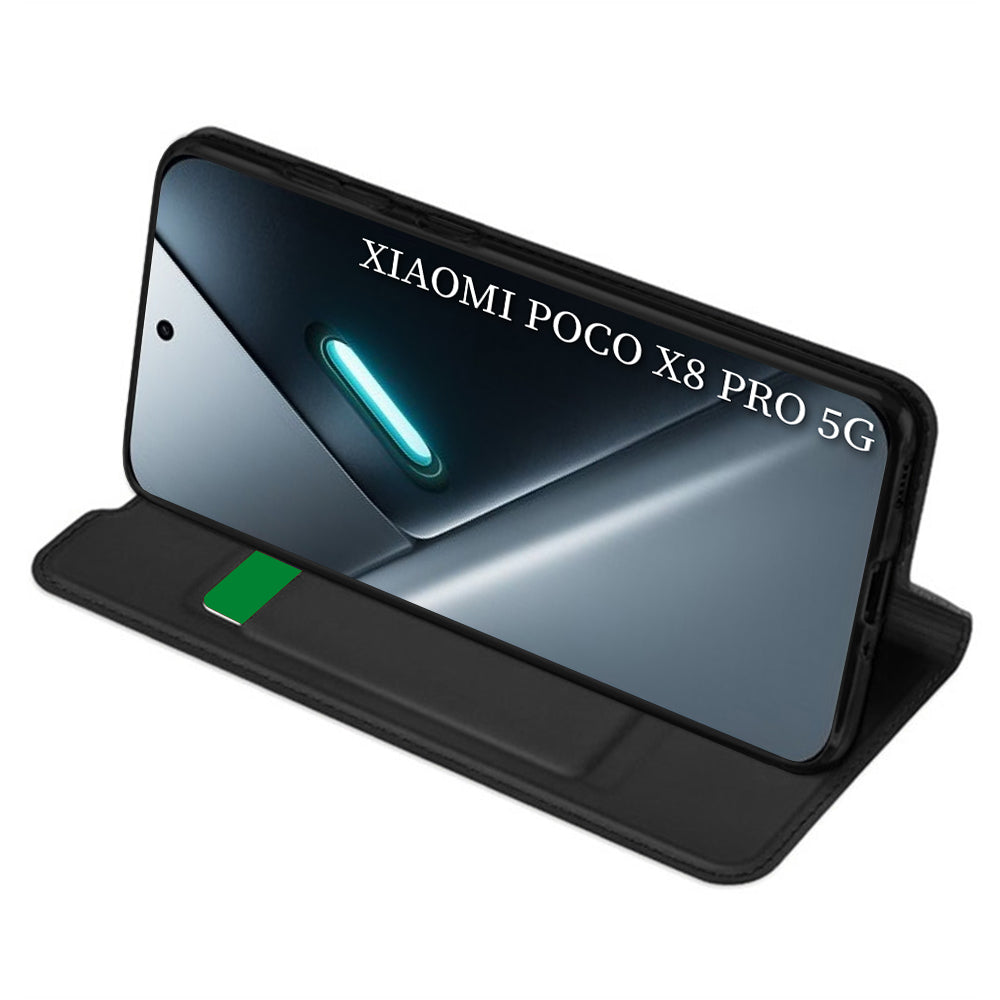 Pouzdro pro Xiaomi Poco X8 Pro, Techsuit, Magskin Book, černé