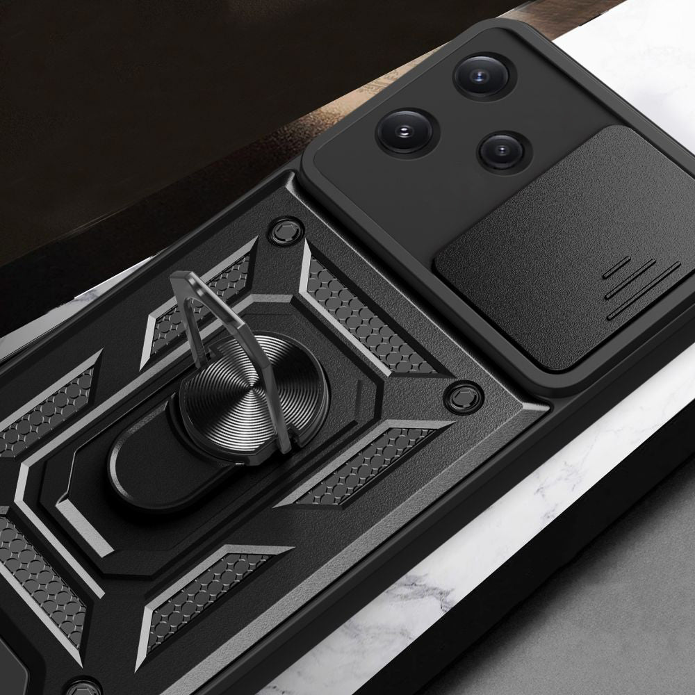 Pouzdro pro Xiaomi Redmi 12 5G, Techsuit, CamShield, Černé