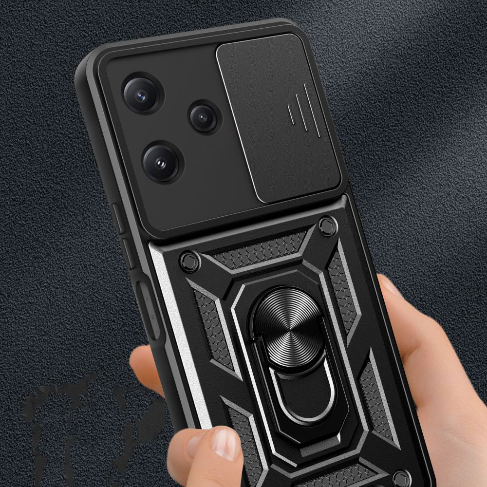 Pouzdro pro Xiaomi Redmi 12 5G, Techsuit, CamShield, Černé